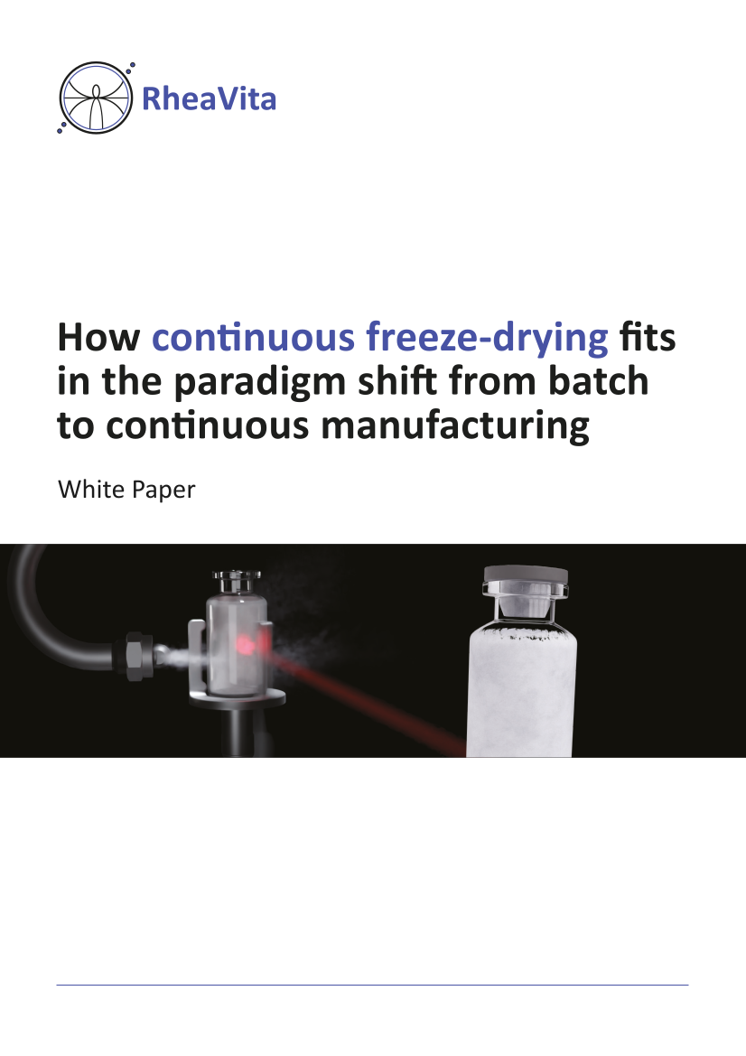 White paper - Continuous freeze-drying